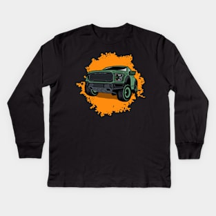 Ford Raptor PickUp Truck Kids Long Sleeve T-Shirt